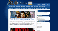 Desktop Screenshot of d4gameplay.com