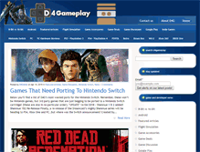 Tablet Screenshot of d4gameplay.com